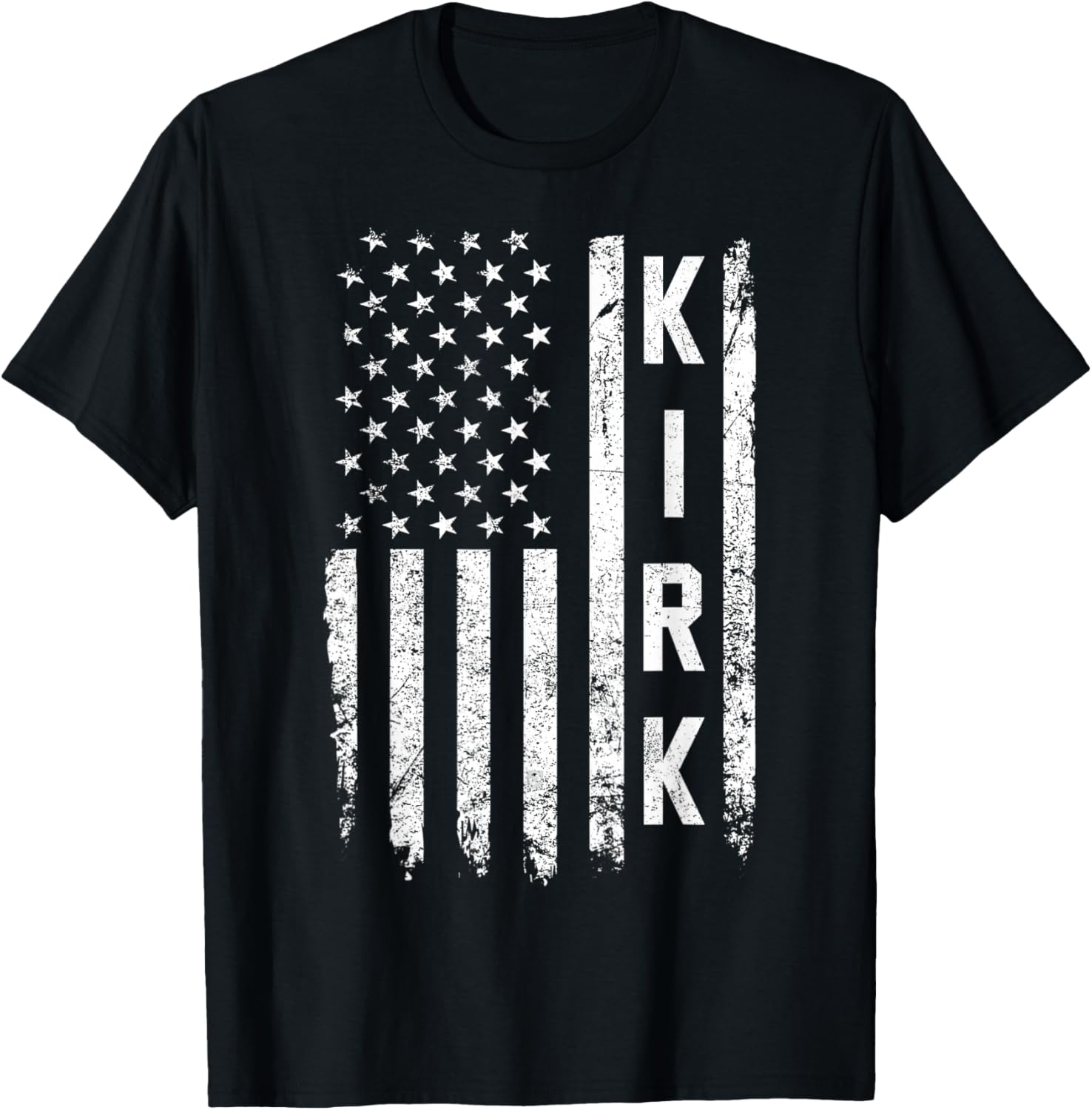 Retro Vintage Kirk US Flag T-Shirt