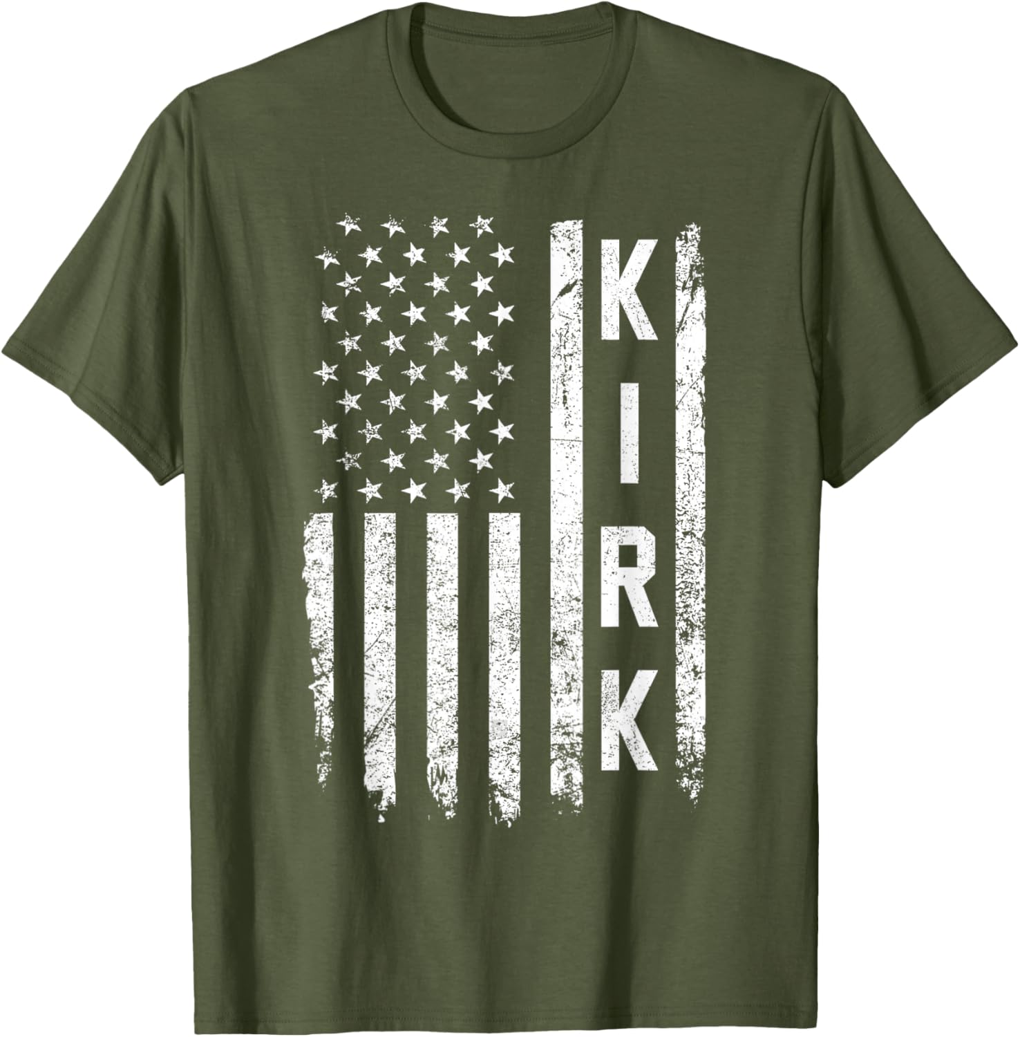 Retro Vintage Kirk US Flag T-Shirt