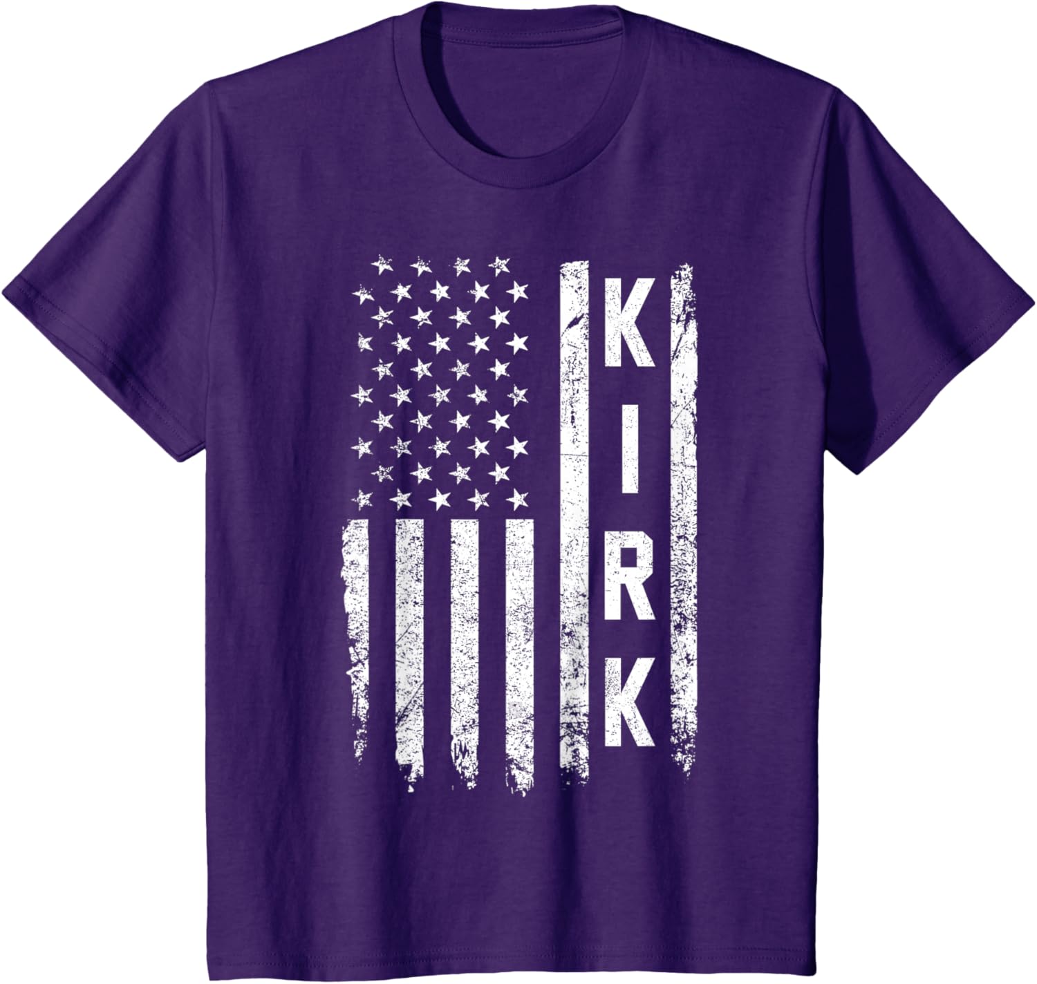 Retro Vintage Kirk US Flag T-Shirt