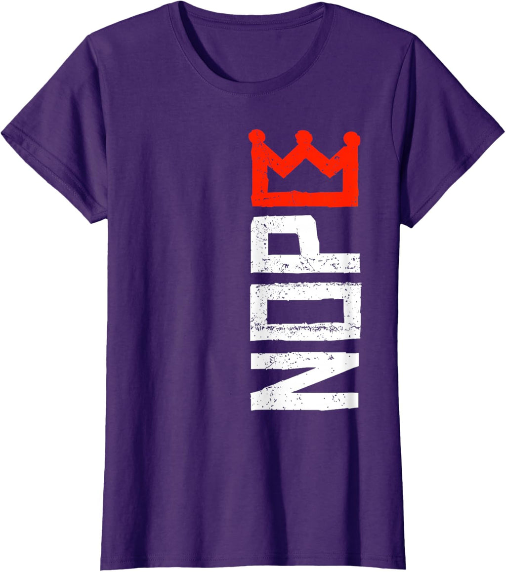 No Kings Protest Sign Vertical T-Shirt