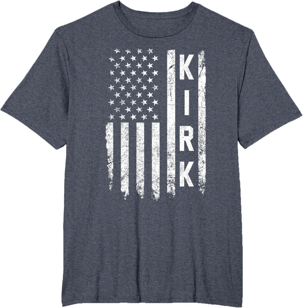 Retro Vintage Kirk US Flag T-Shirt